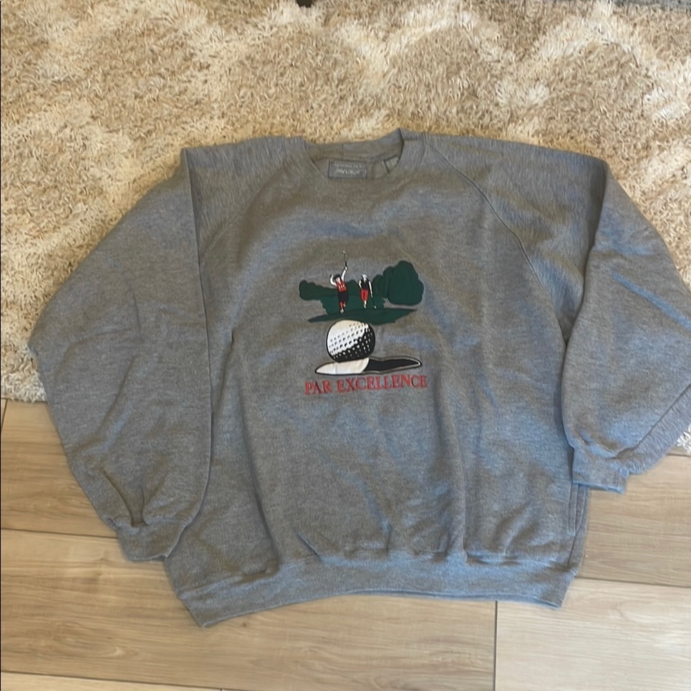 Vintage men’s golf XL Gray Sweatshirt